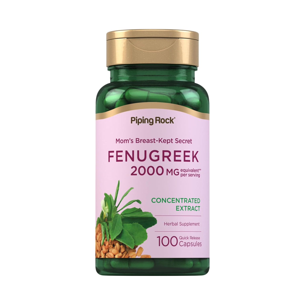 Fenugreek 2000 mg 100 Capsules