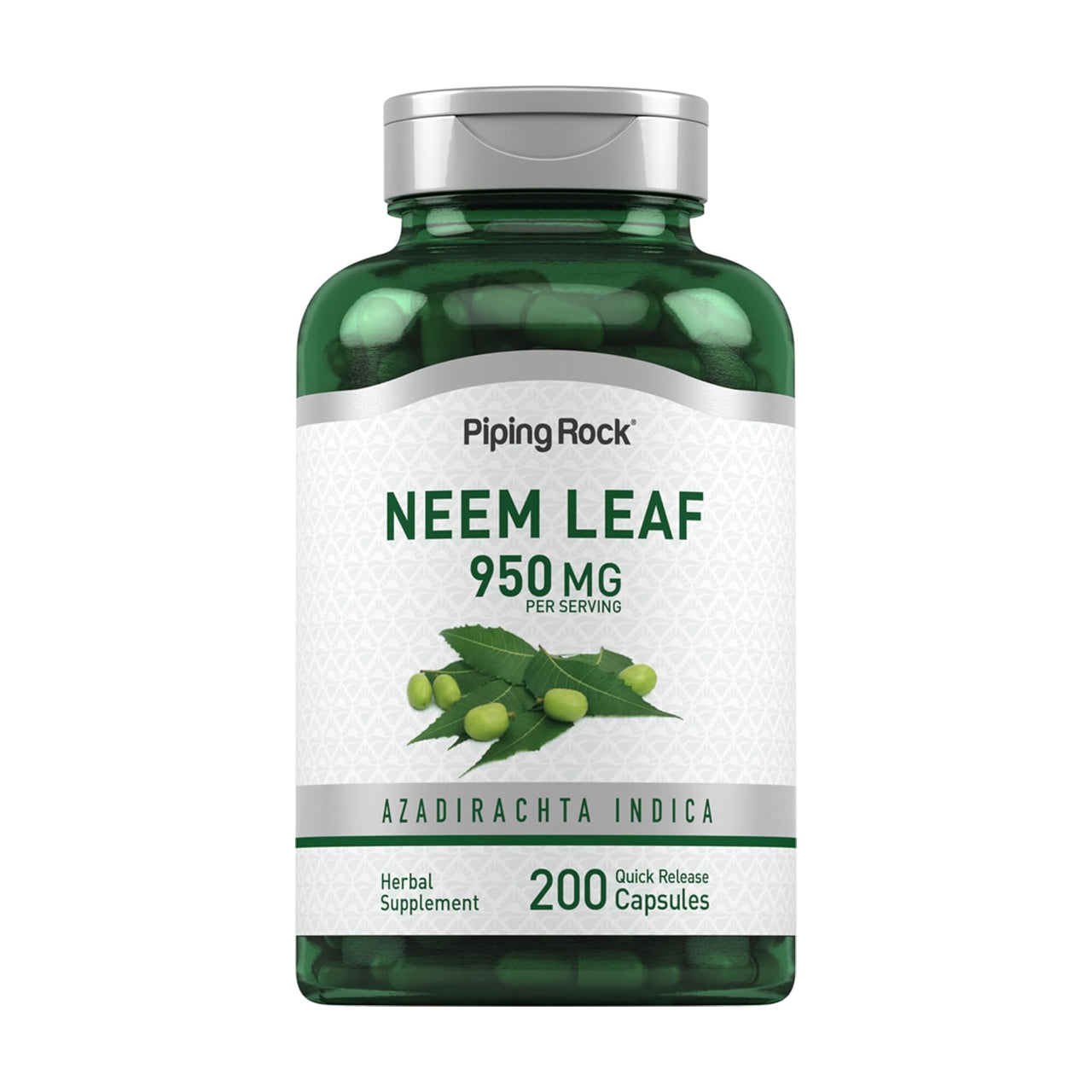 أوراق النيم 950 ملغ 200 كبسولة