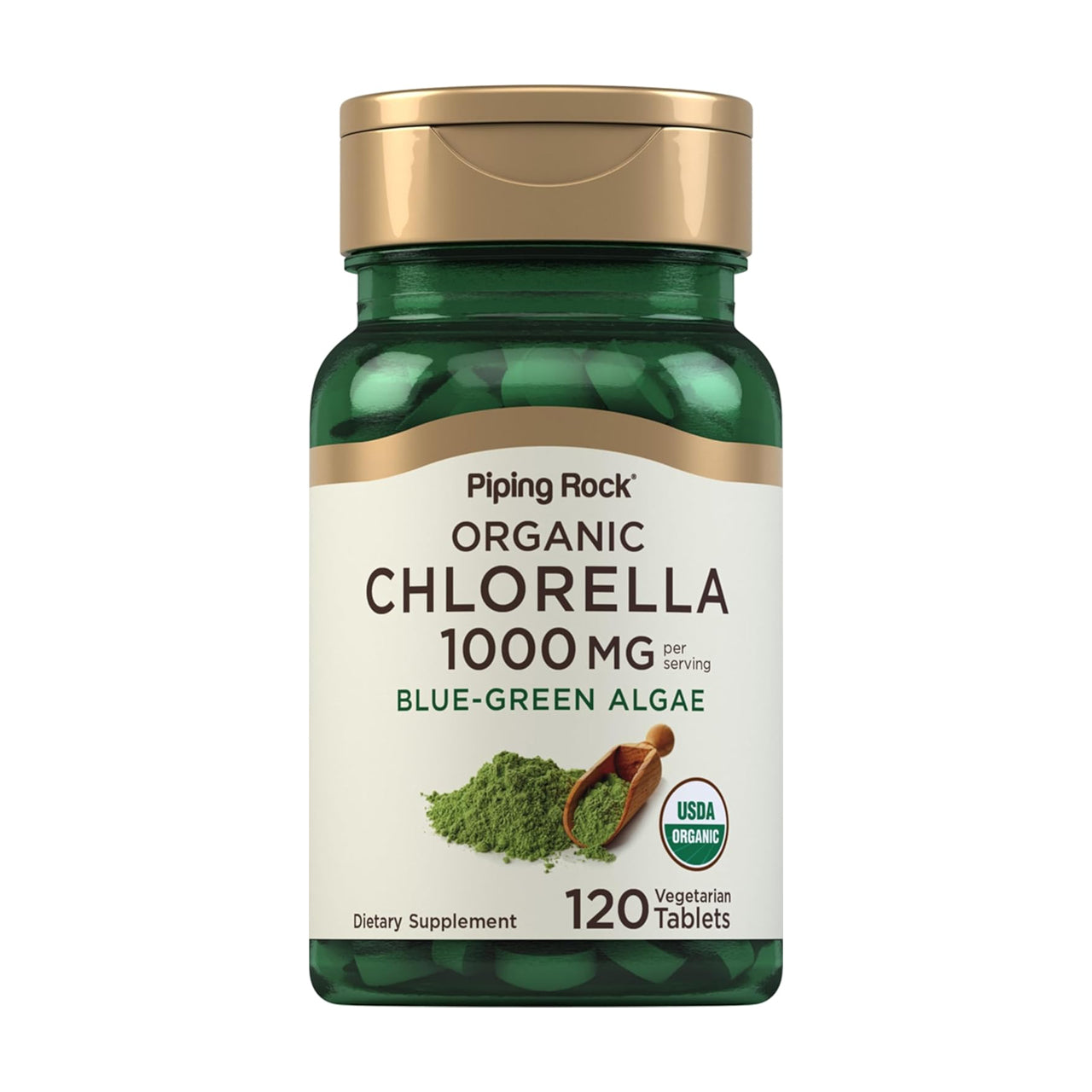 Organic Chlorella 1000 mg 120 Tablets
