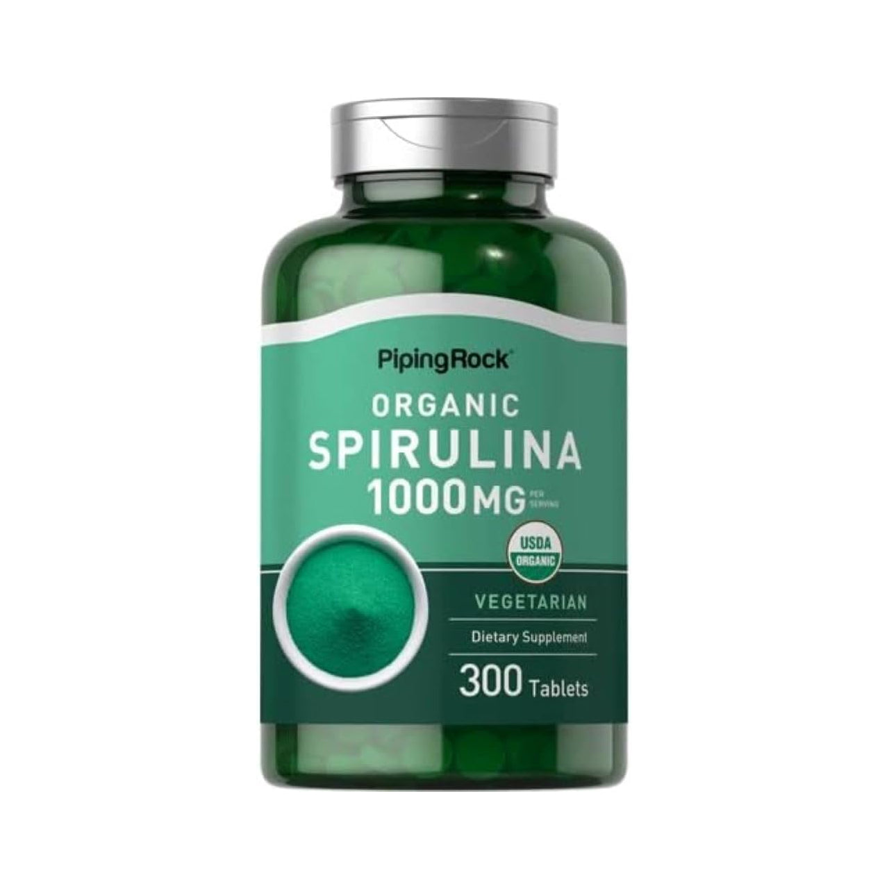 Organic Spirulina 1000 MG 300 Tablets