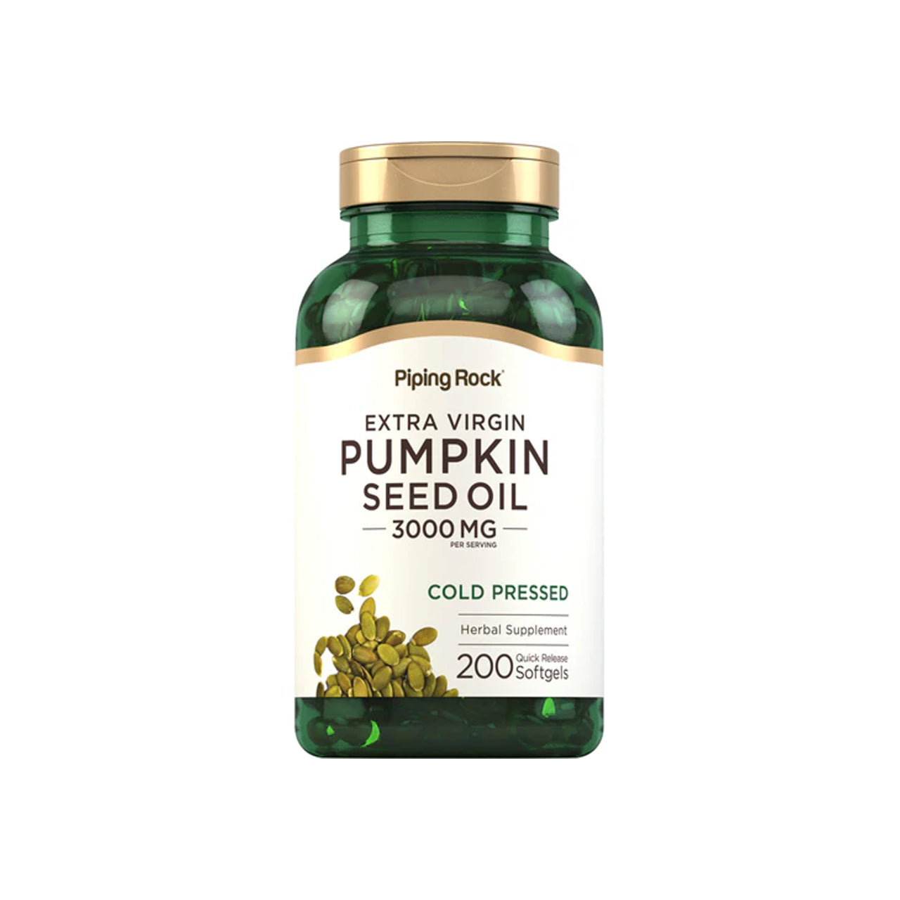 Pumpkin Seed Oil 3000 mg 200 Softgels