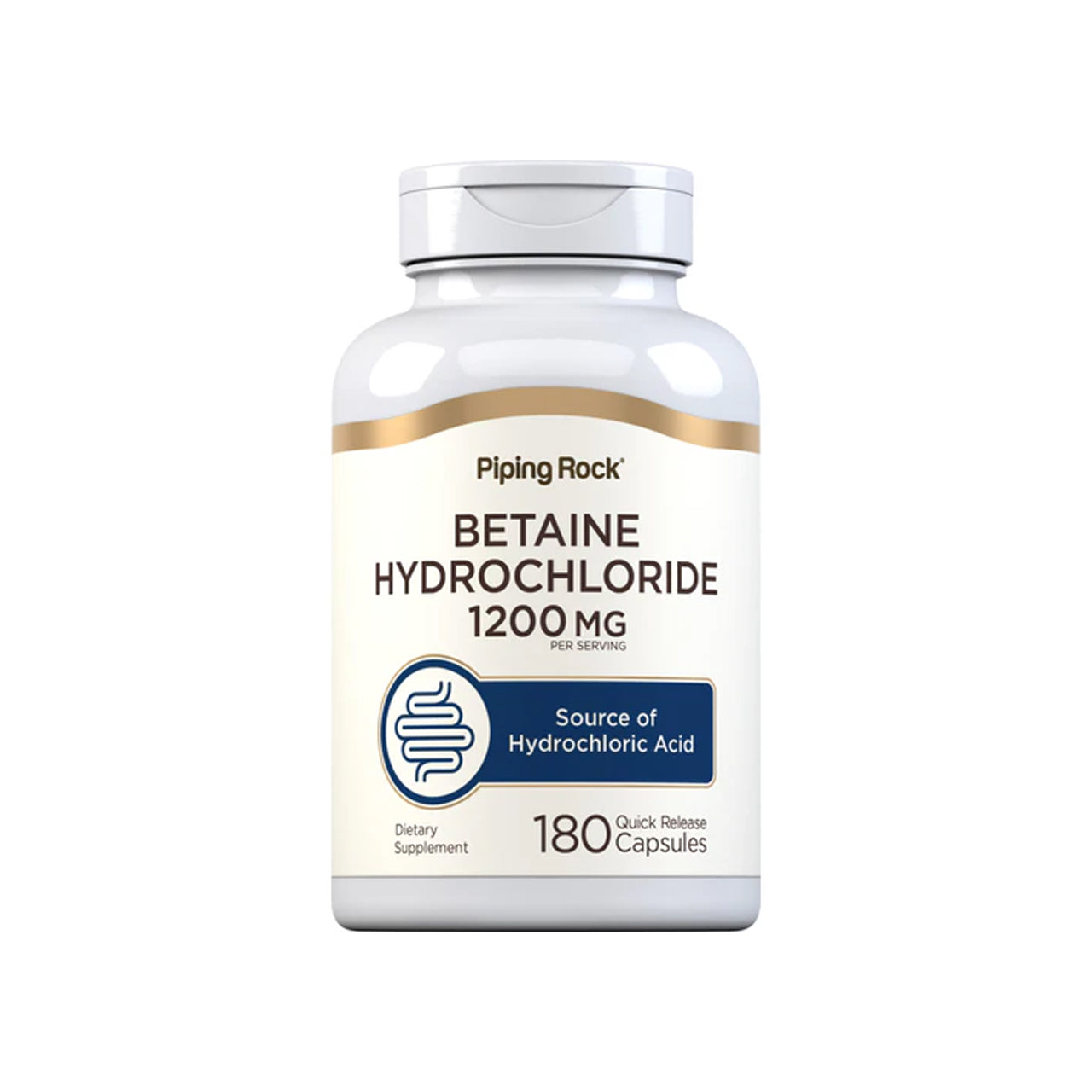 Betaine Hydrochloride 1200 mg 180 Capsules