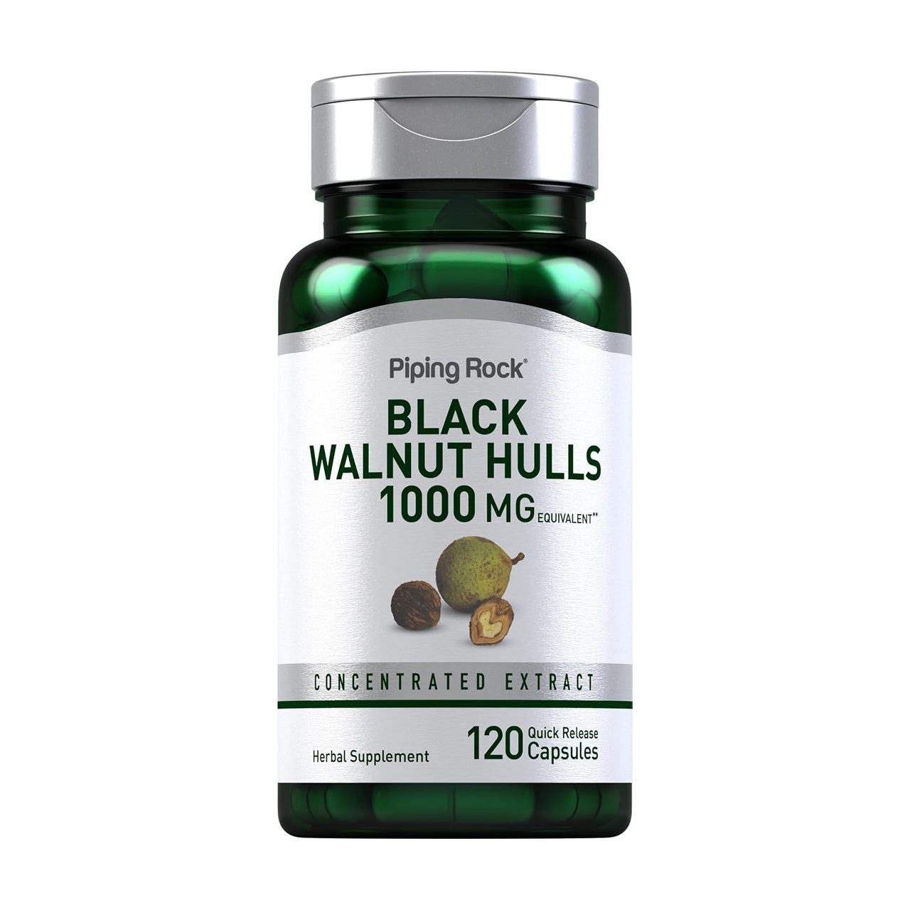 Black Walnut Hulls 1000 mg 120 Capsules