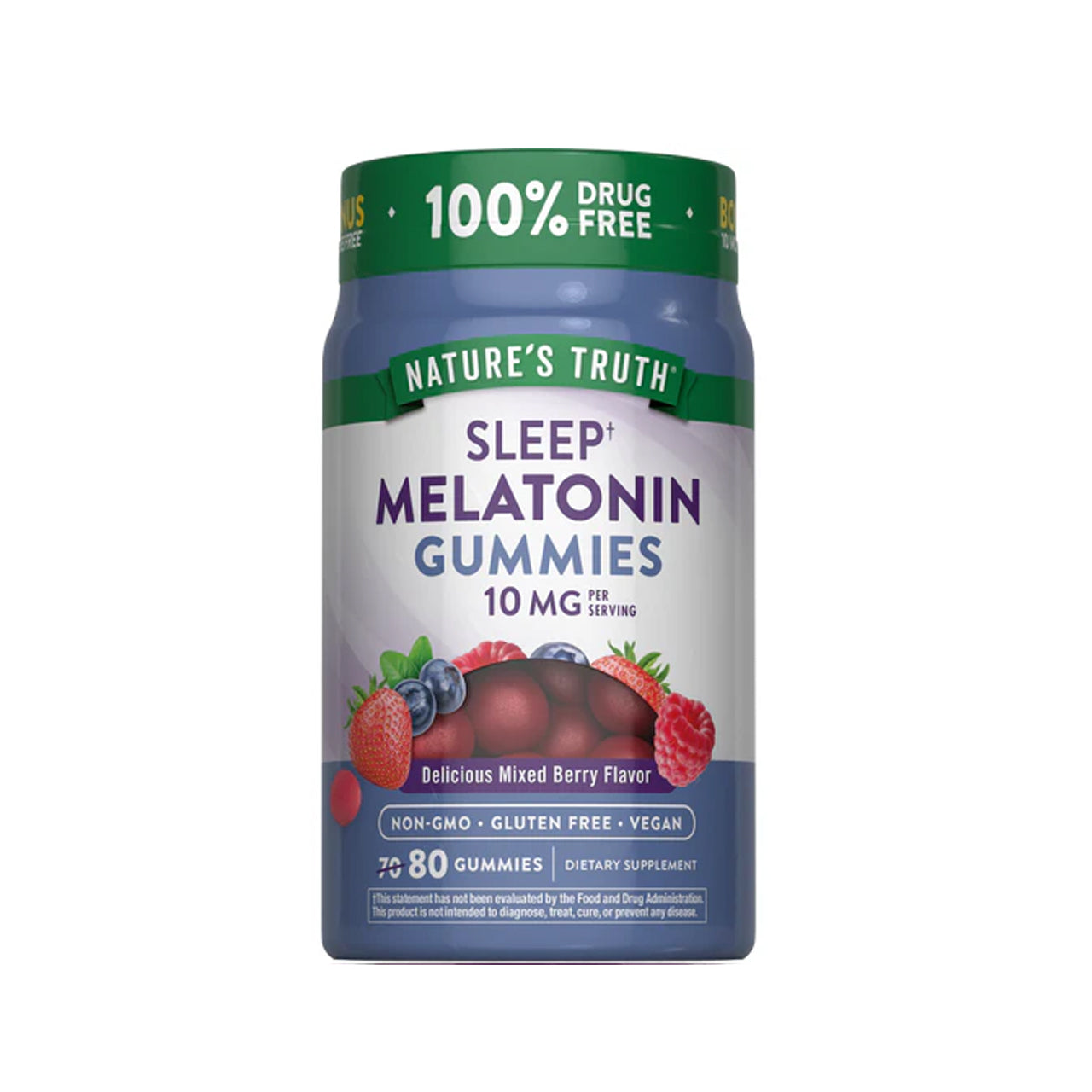 Melatonin Gummies 10 mg 80 Gummies