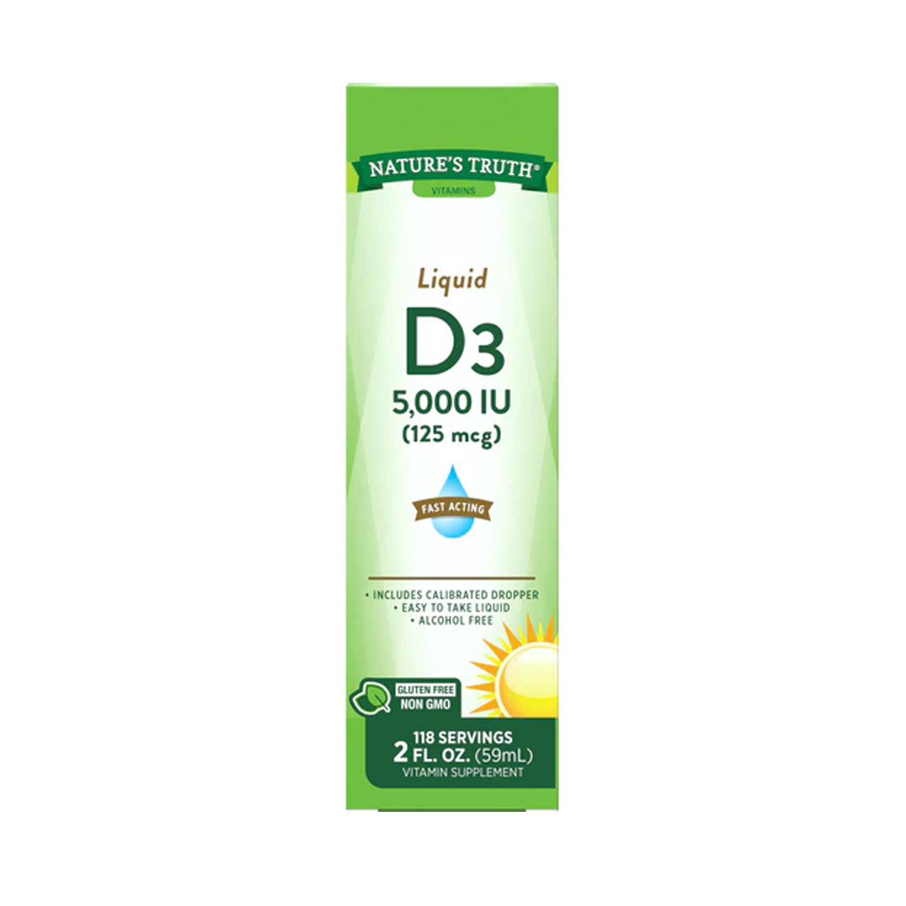 Vitamin D3 Liquid 5000 IU 59 ML