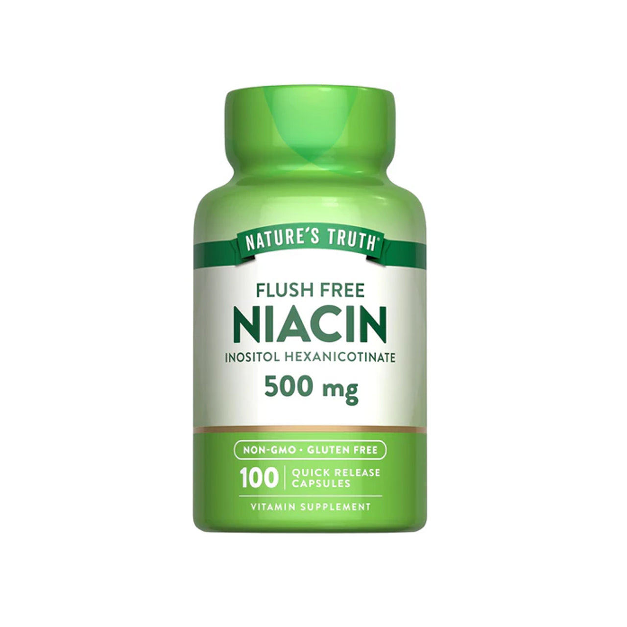 Niacin 500 mg 100 Capsules