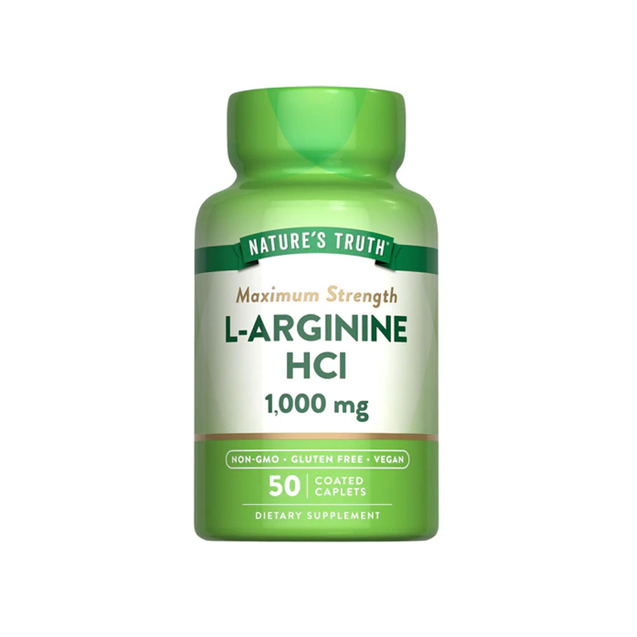 L-Arginine HCI 1000 mg 50 Coated Caplets