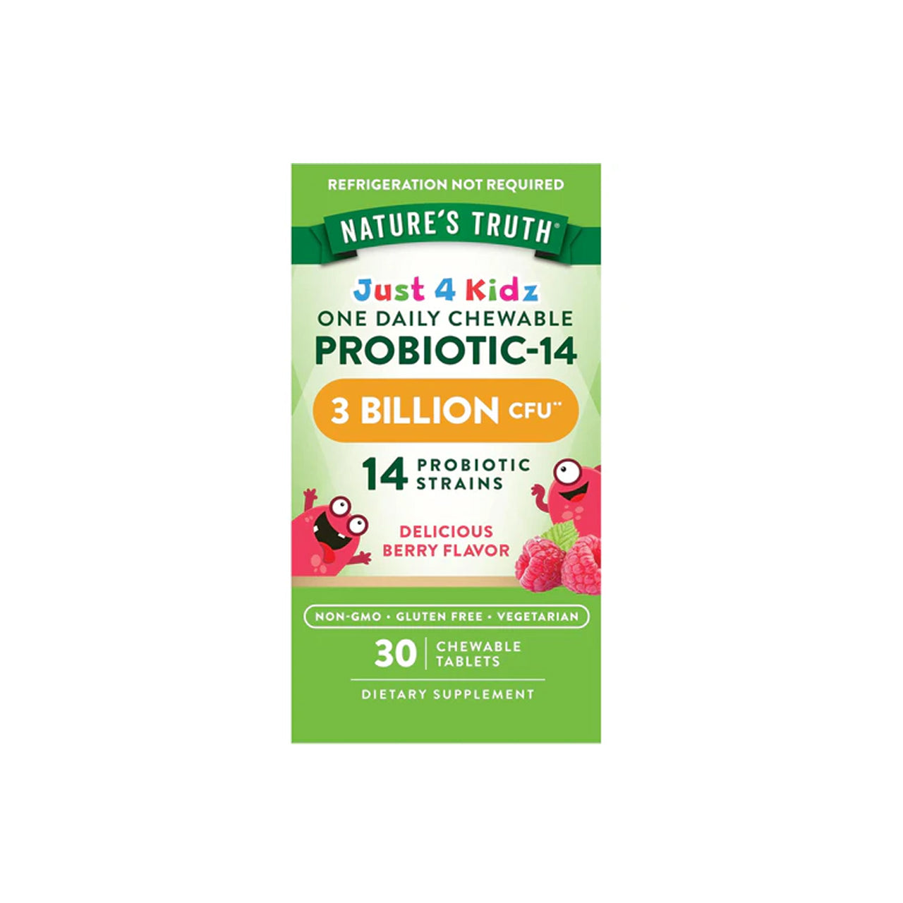 Kid’s Chewable Probiotic-14 3 BILLION CFU 30 Chewable Tablets