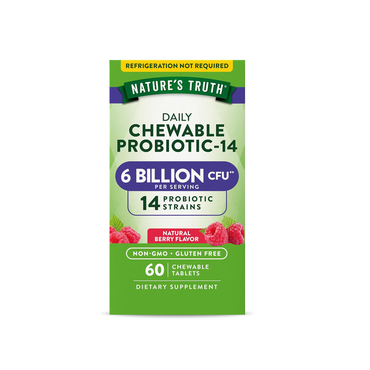 Chewable Probiotic-14 6 BILLION CFU 60 Chewable Tablets