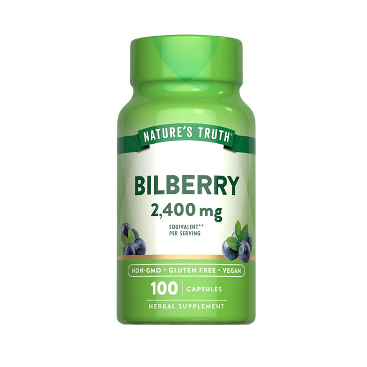 Bilberry 2400 Mg 100 Capsules