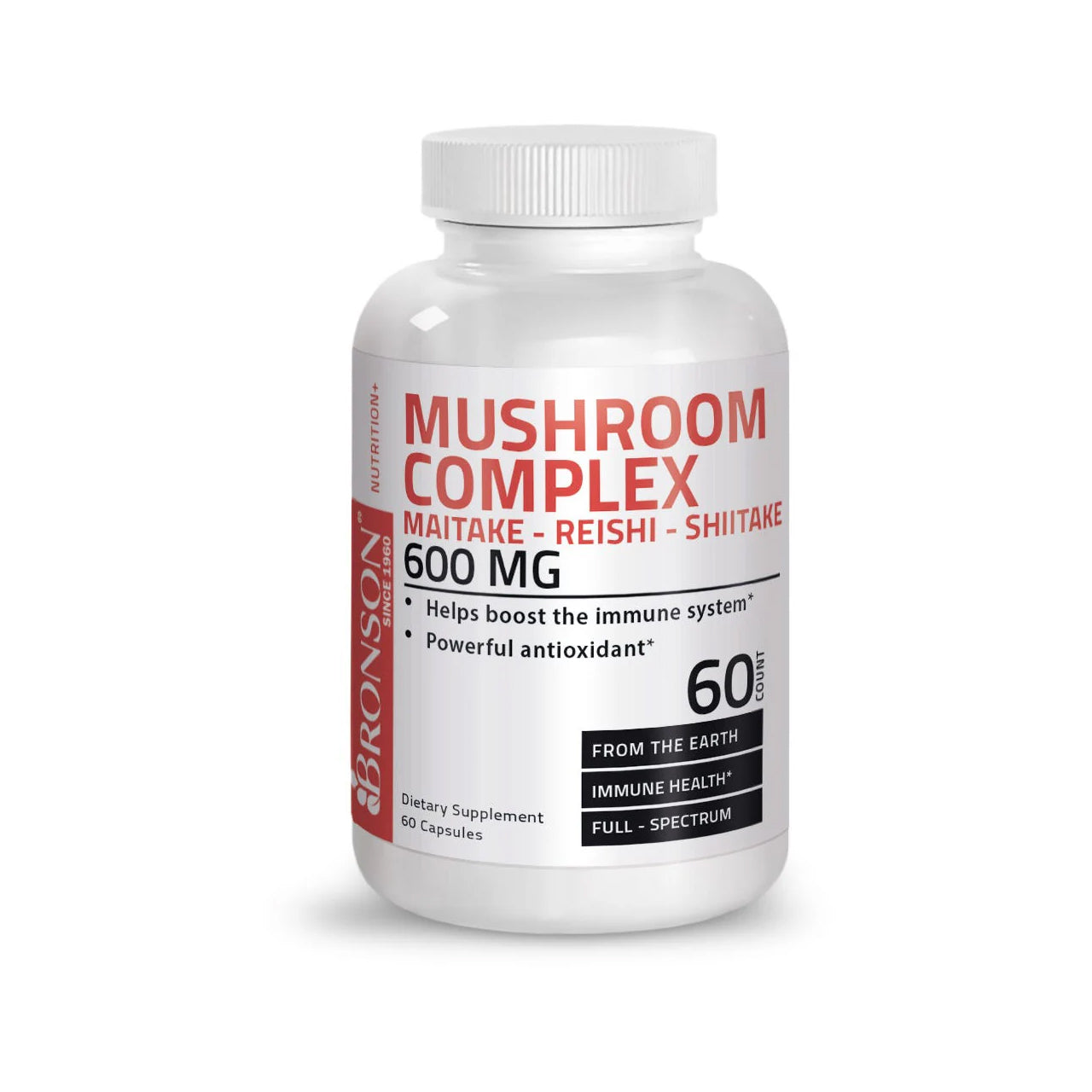 Triple Mushroom Complex 600 MG 60 Capsules