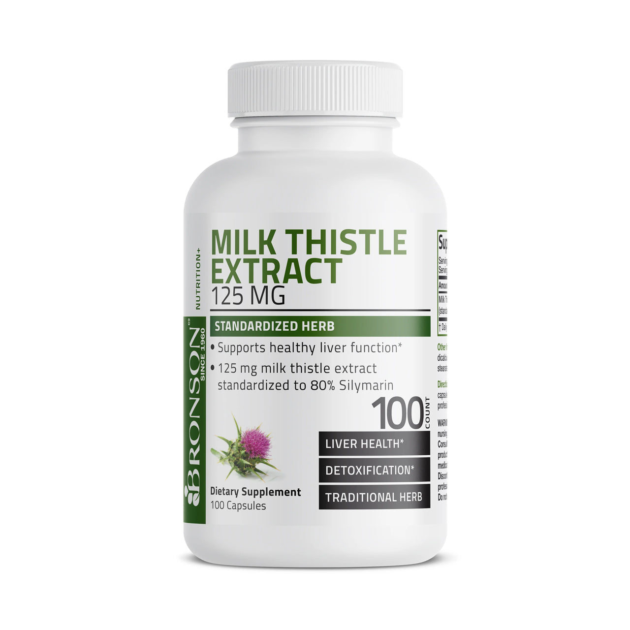 Milk Thistle Extract 125 MG 100 Capsules