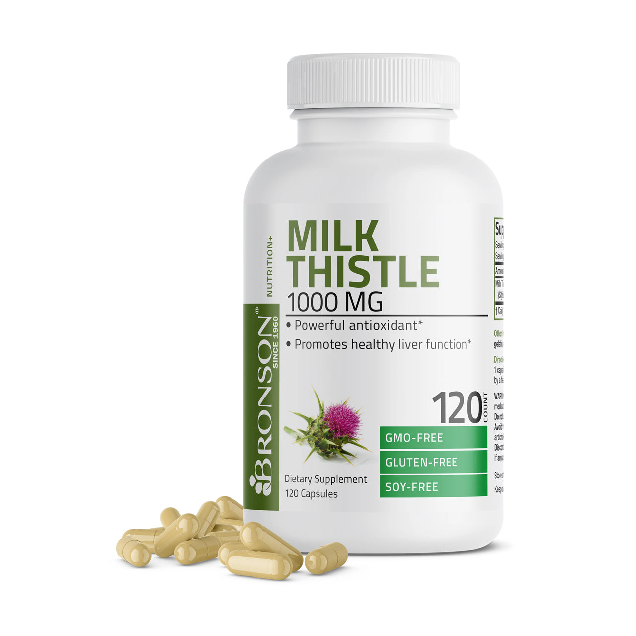 كبسولات شوك الحليب 1000 ملغ 120 كبسولة