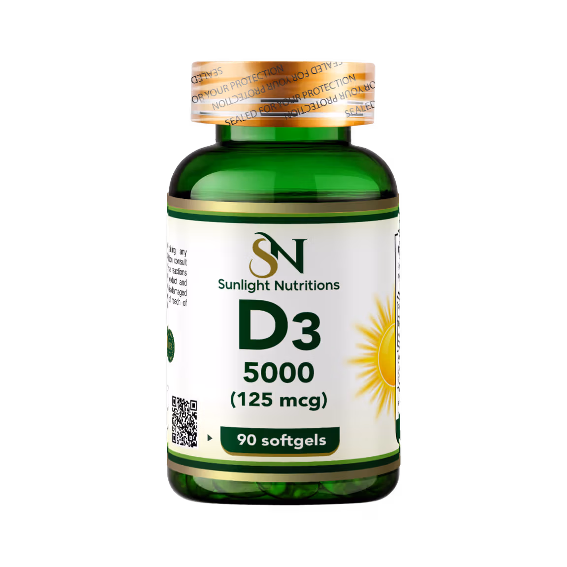 Vitamin D3 5000 IU 90 SOFTGELS