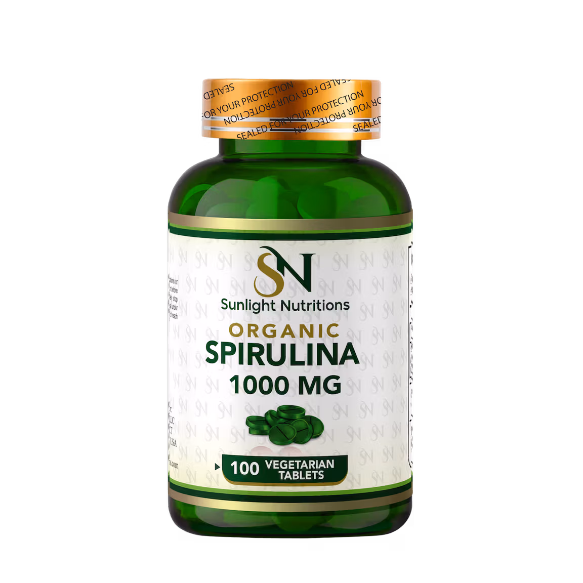 Spirulina 1000 mg 100 Tablets