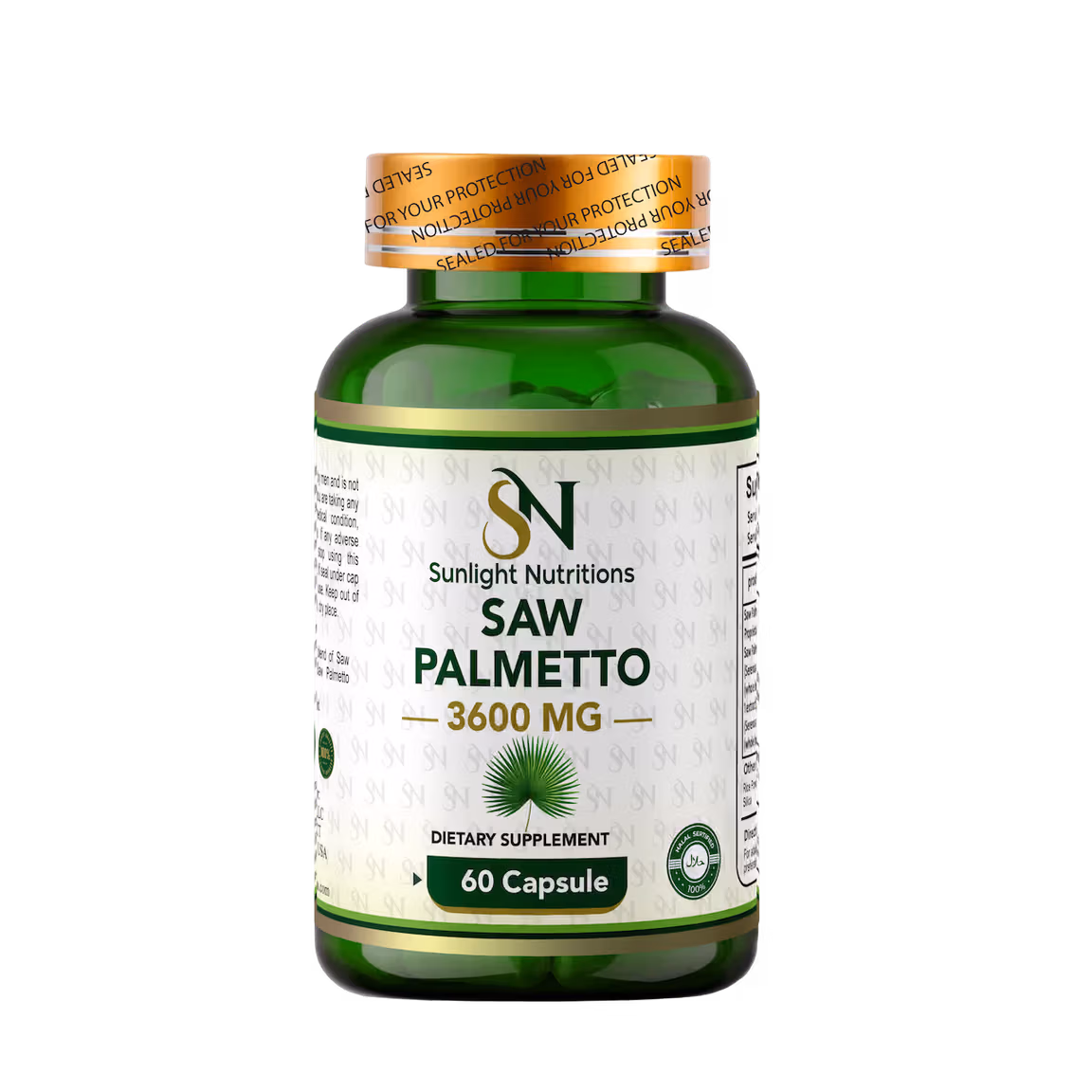Saw Palmetto 3600 mg 60 Capsules