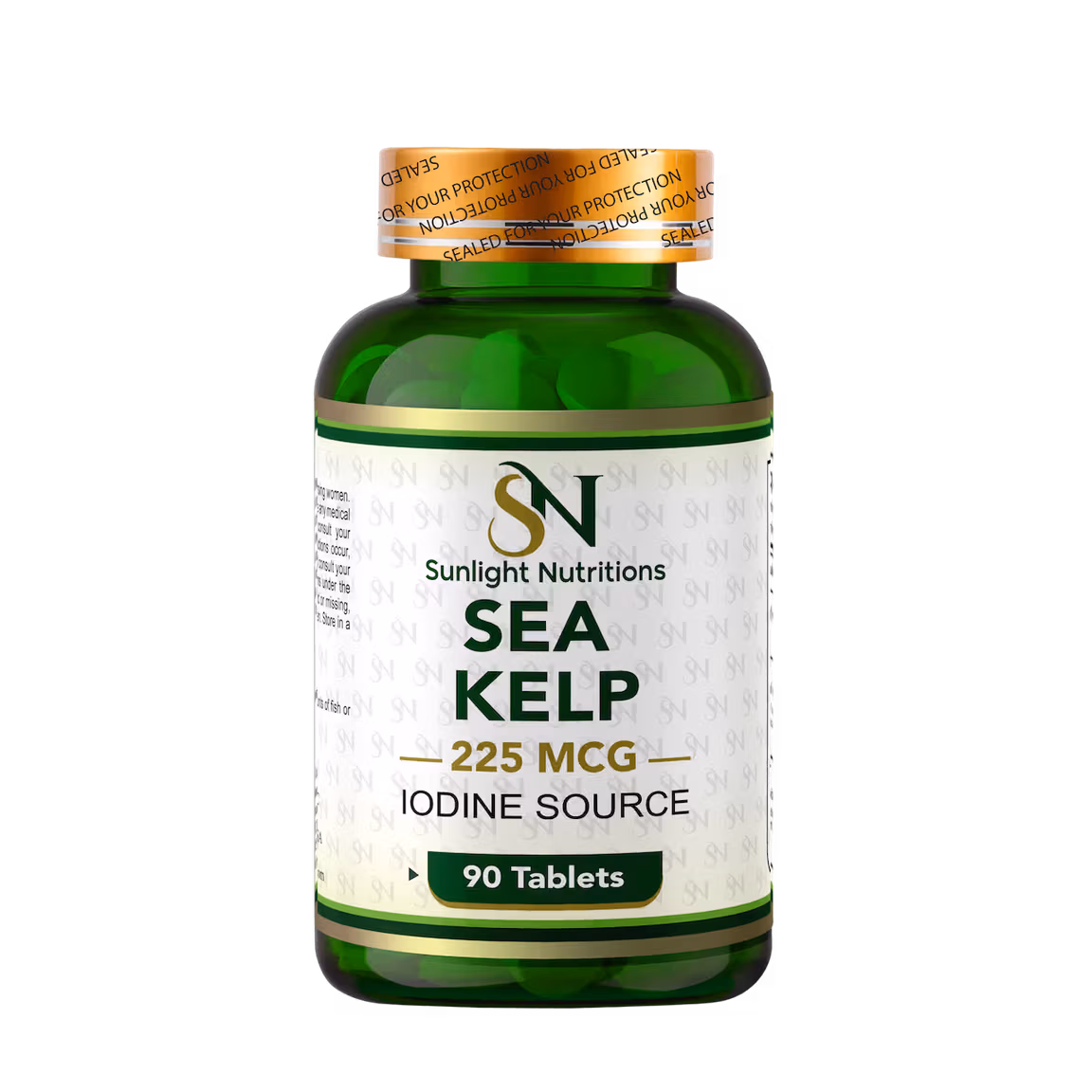 أعشاب البحر 225 ميكروغرام 90 قرصًا