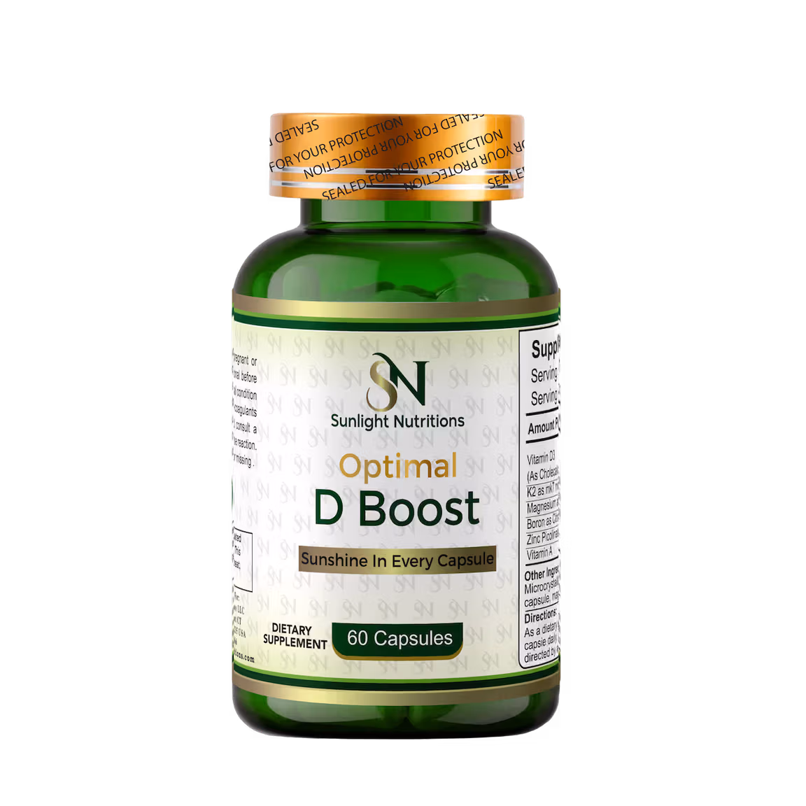 Optimal D Boost 60 Capsules