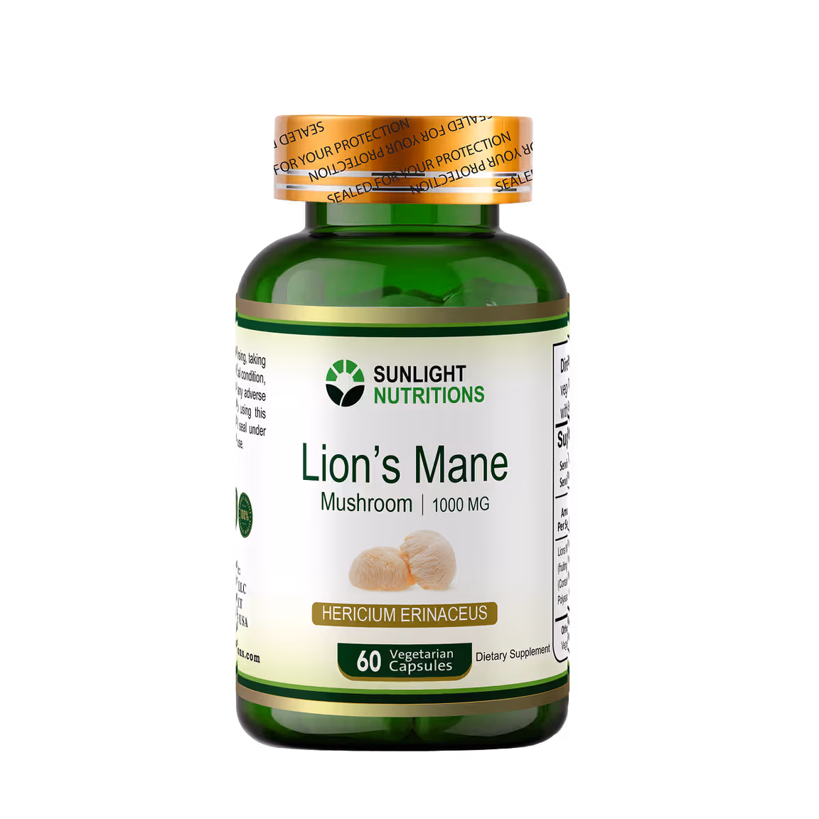 Lion's Mane 1000 mg 60 Capsules