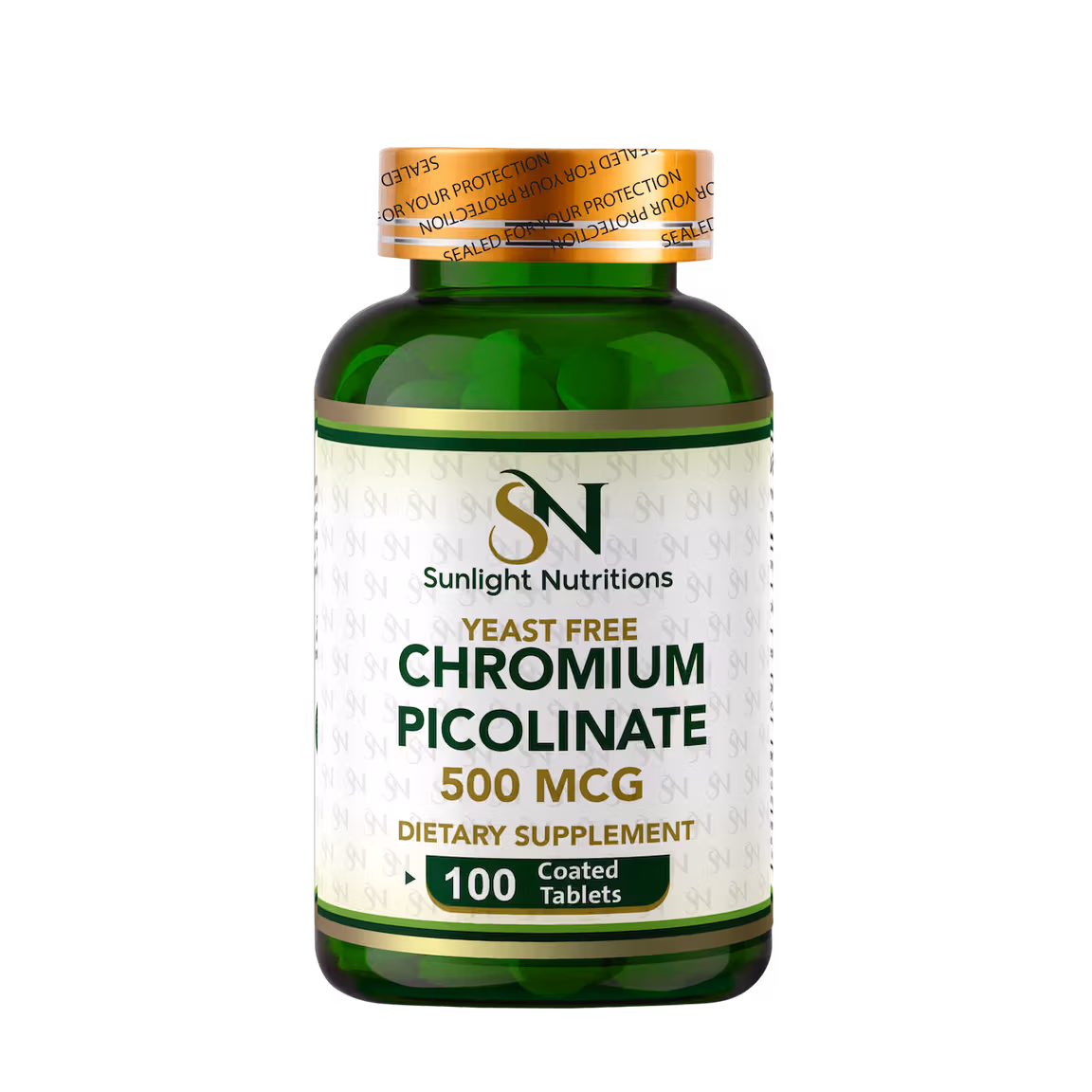 Chromium Picolinate 500 mcg 100 Tablets