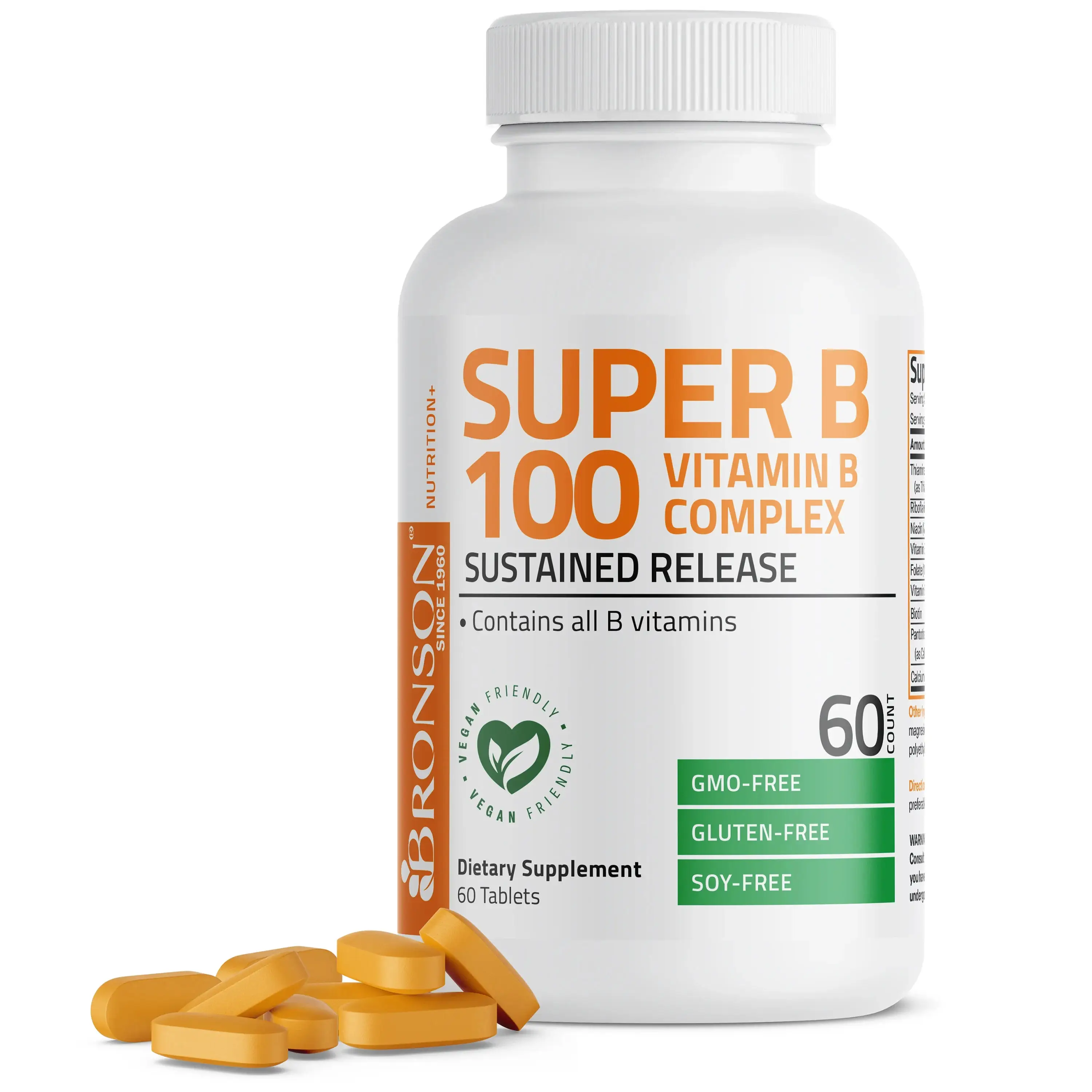 Super Vitamin B 100 Complex Sustained Release, 60 Count
