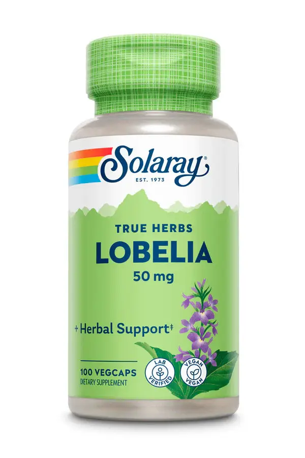 Lobelia Aerial 50mg, 100 Veggie Capsules