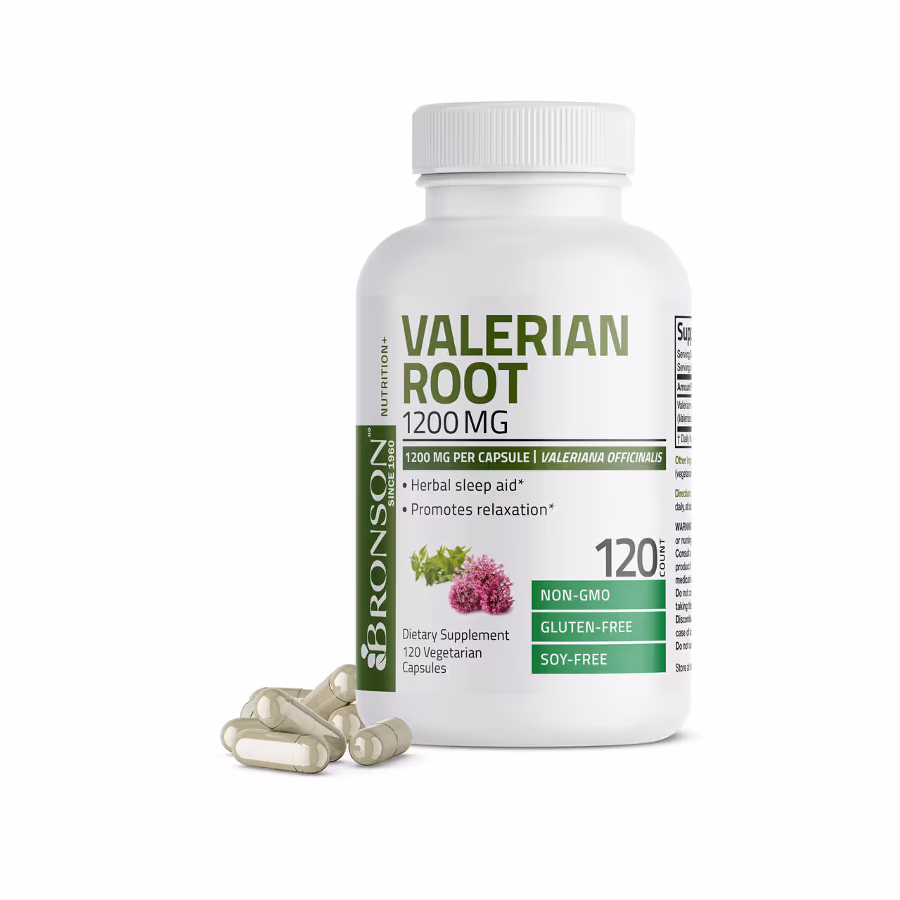 Valerian Root 1200 Mg 120 Capsules