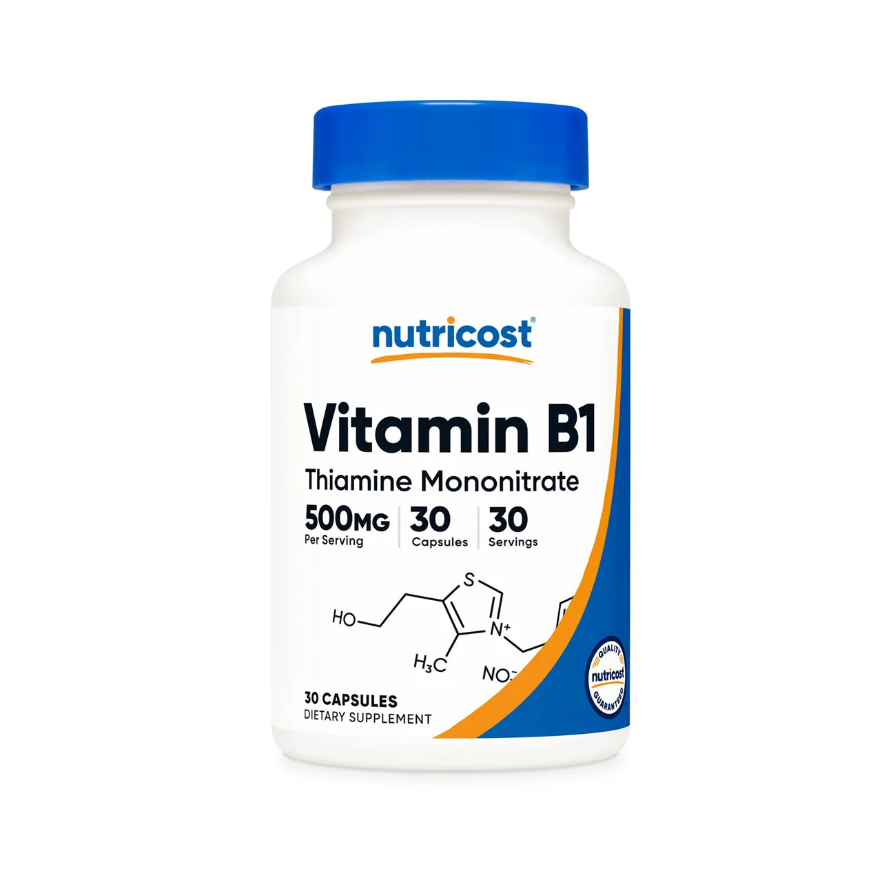 Vitamin B1 (Thiamin) 500 mg 30 Capsules