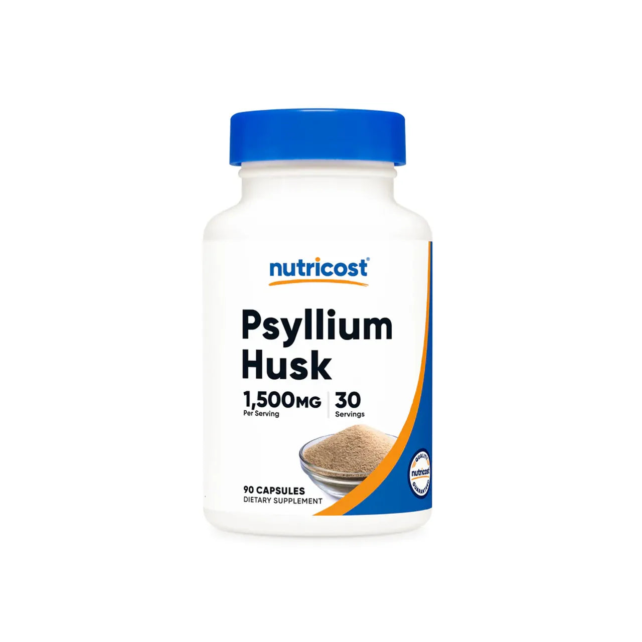 Psyllium Husk 1500 mg 90 Capsules