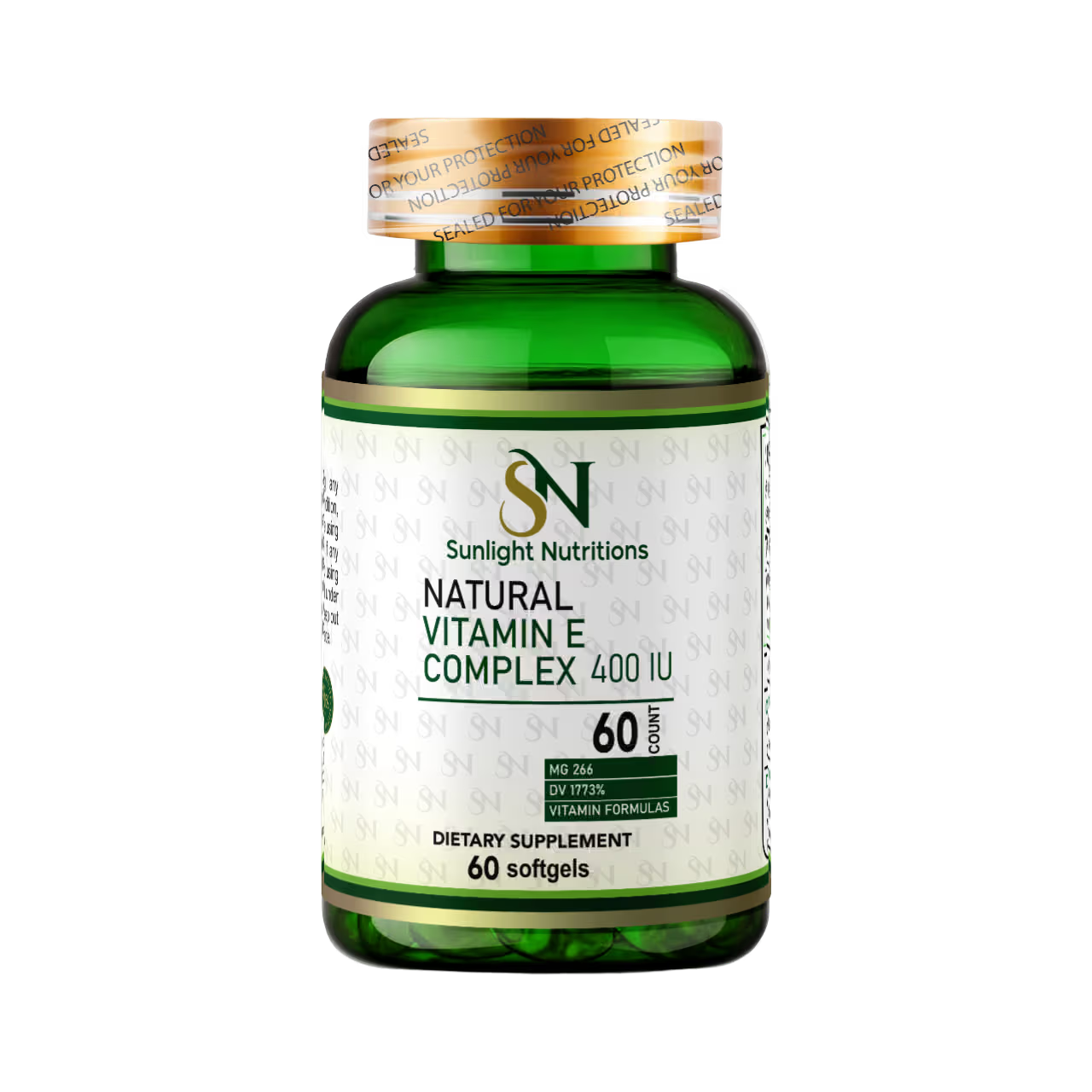 Vitamin E Complex 400 IU 60 SOFTGELS