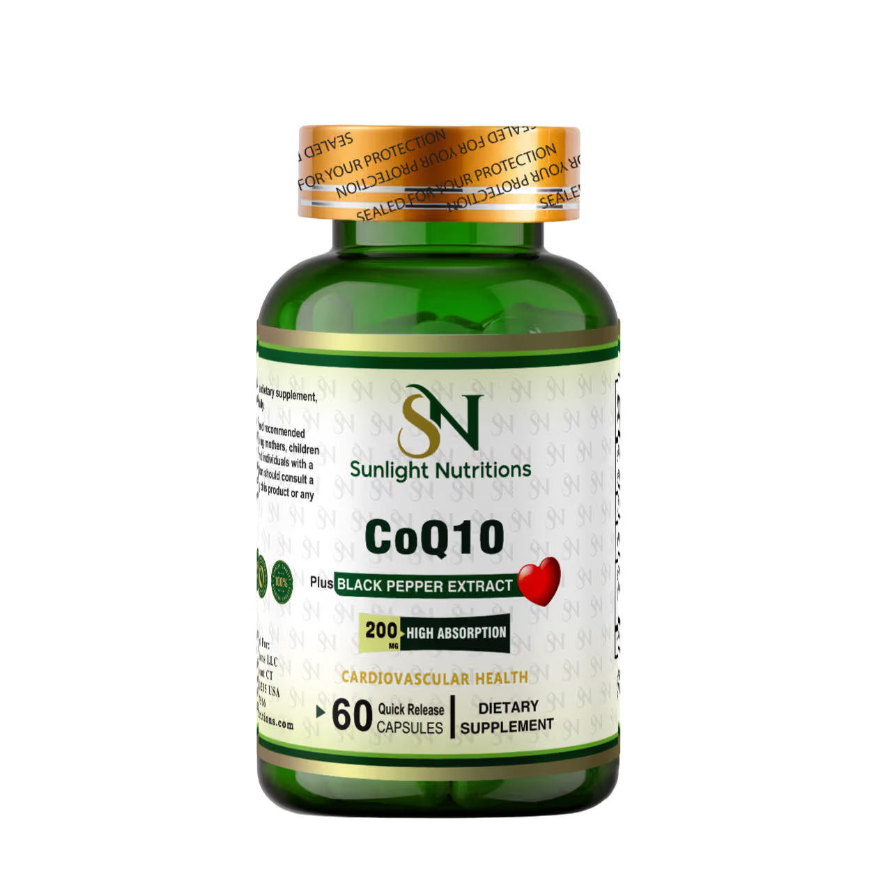 CoQ10 200 mg 60 Capsules