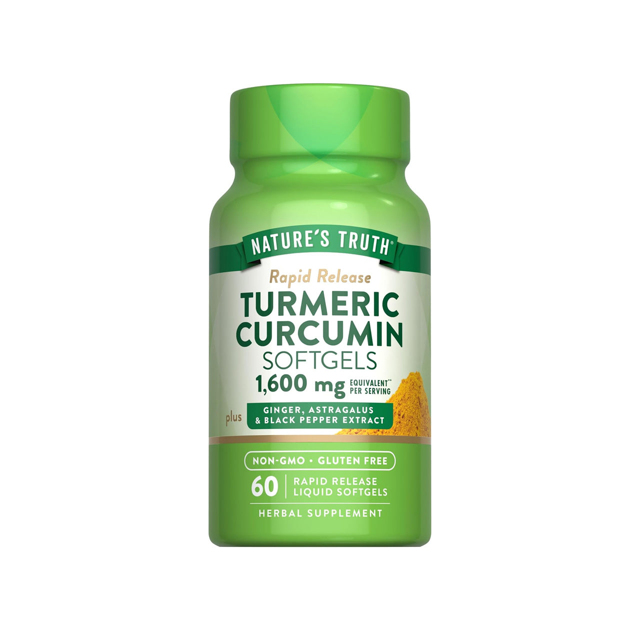 Turmeric Curcumin 1600 mg 60 Softgels