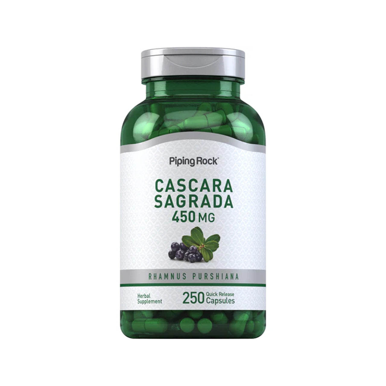 Cascara Sagrada 450 mg 250 Capsules