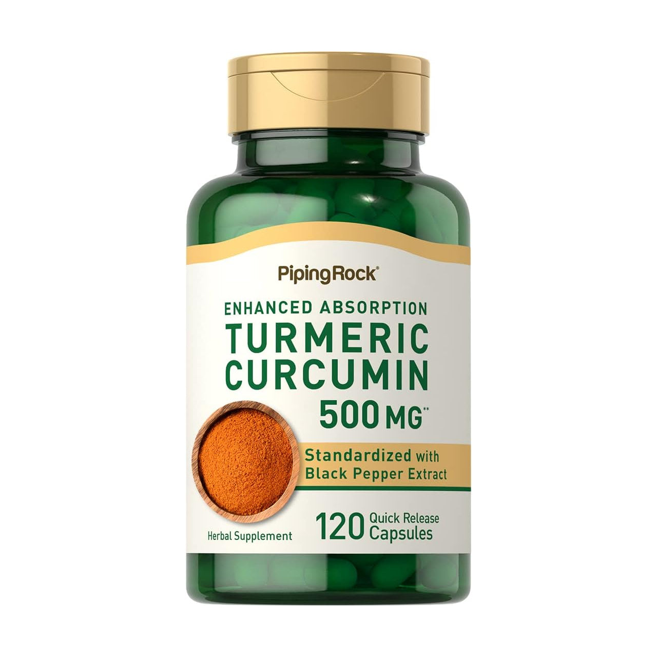 Enhanced Absorption Turmeric Curcumin 500 mg 120 Capsules