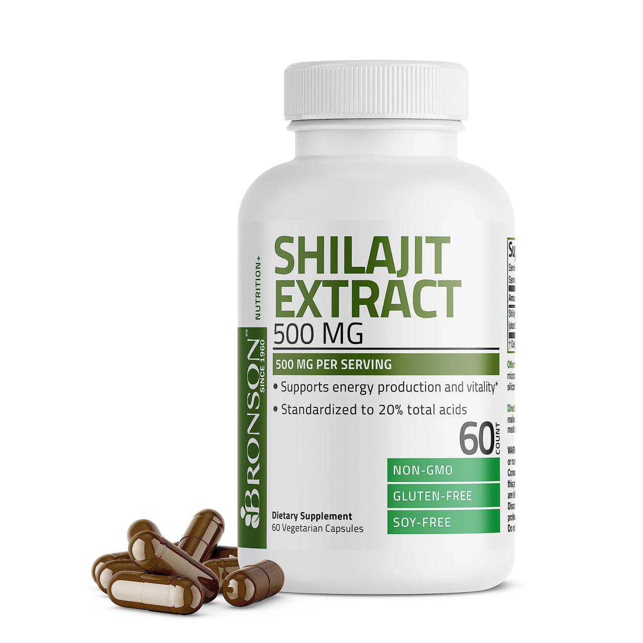 Shilajit Extract 500 Mg 60 Capsules