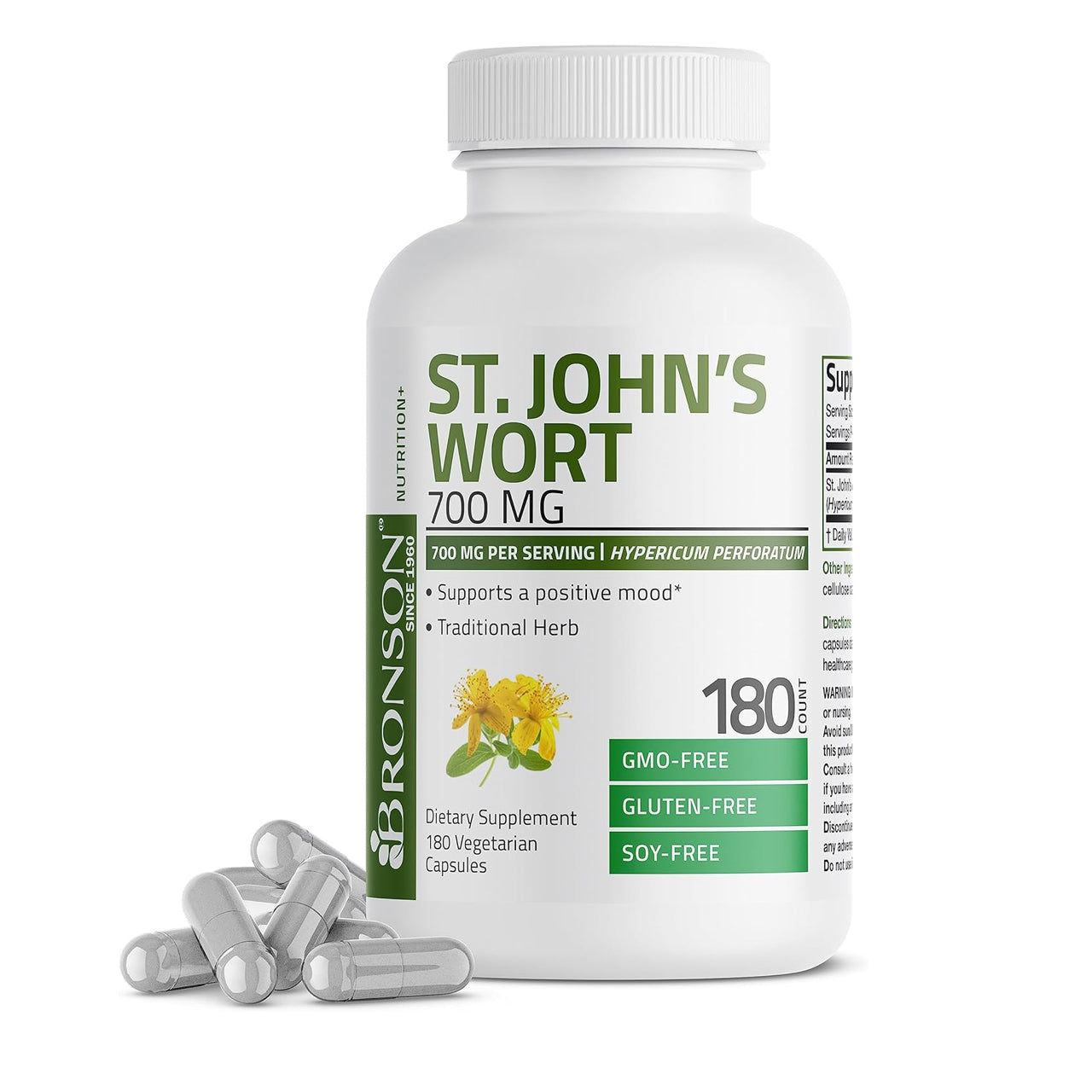St. John's Wort 700 Mg 180 Capsules