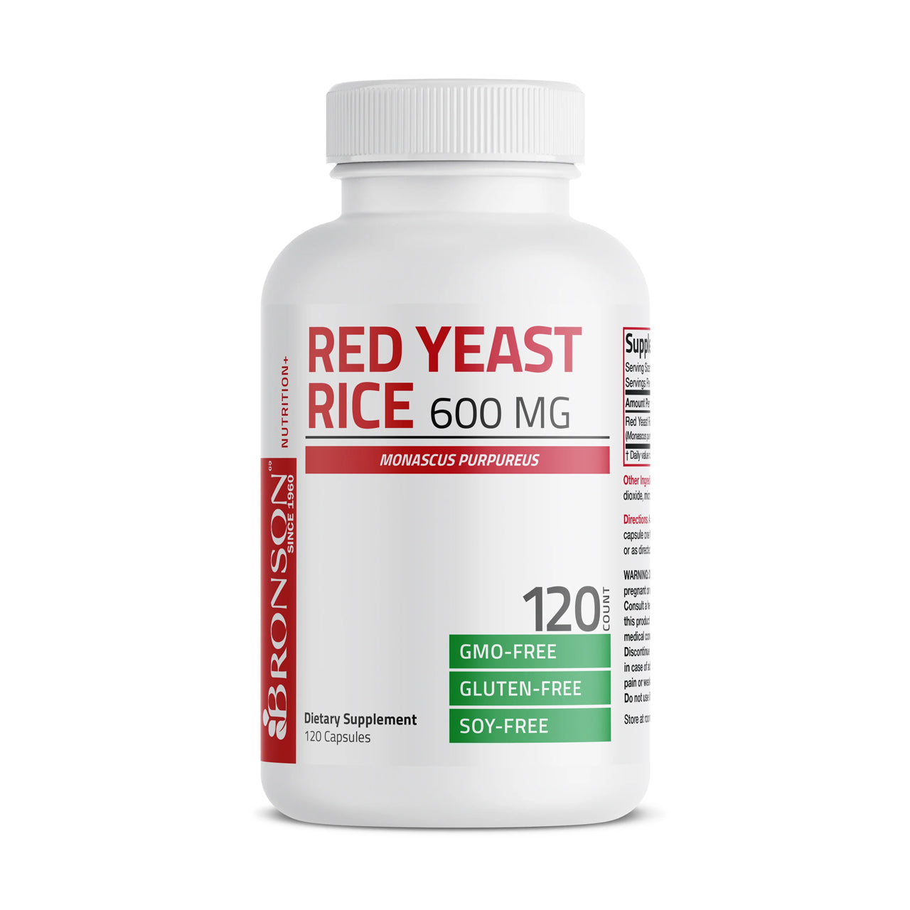 Red Yeast Rice 600 Mg 120 Capsules