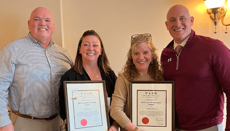GV staff earn PASR Lauretta Woodson Award