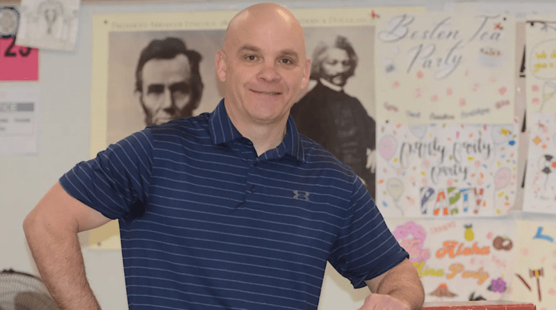 Mr. Layman recognized for his Excellence in teaching!