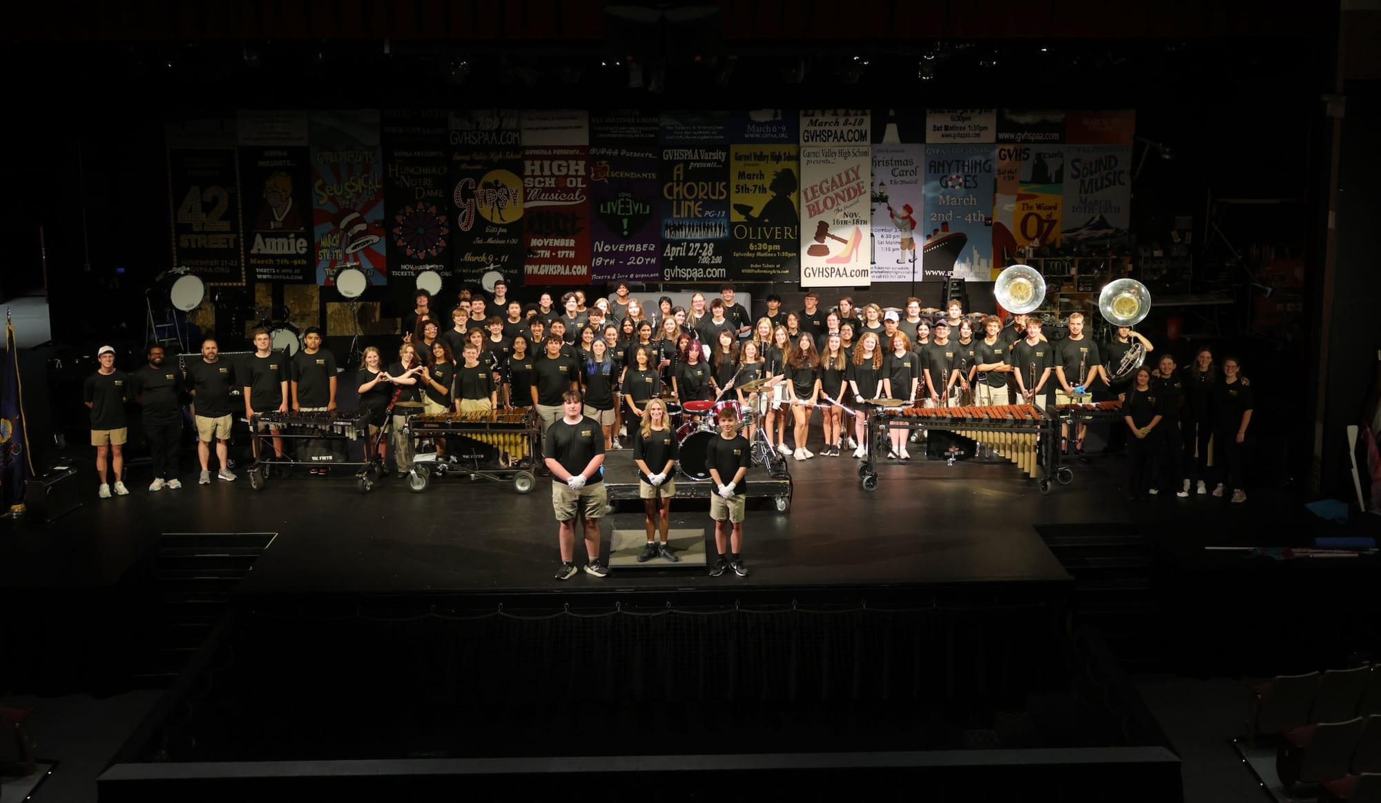 Photo of 2026 Marching Band at parent and friends showcase