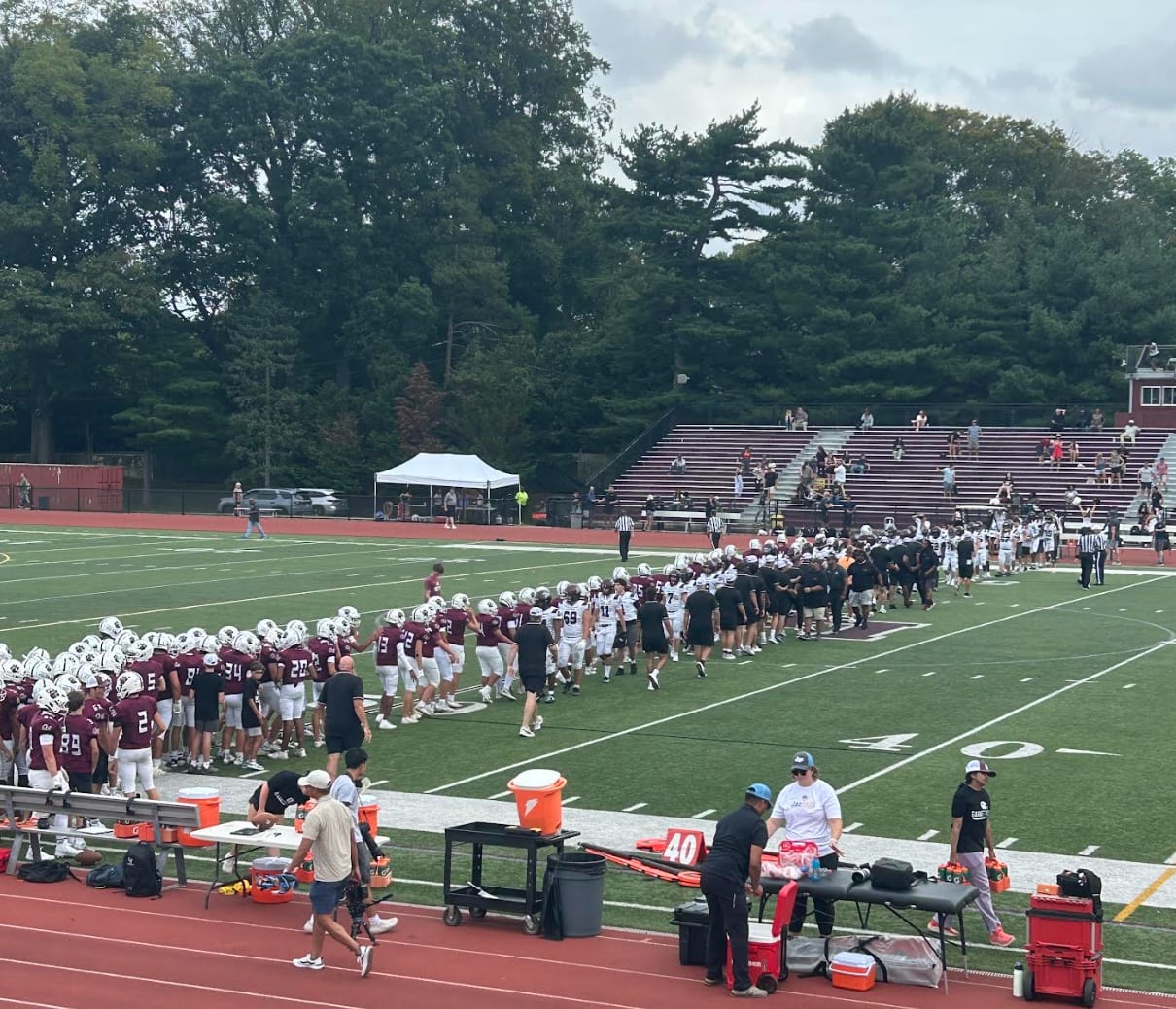 GVHS Varsity Football team wins @ Lower Merion