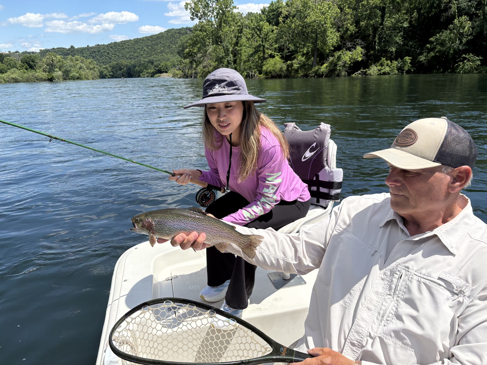 Lake Taneycomo rainbow trout caught in July 2026