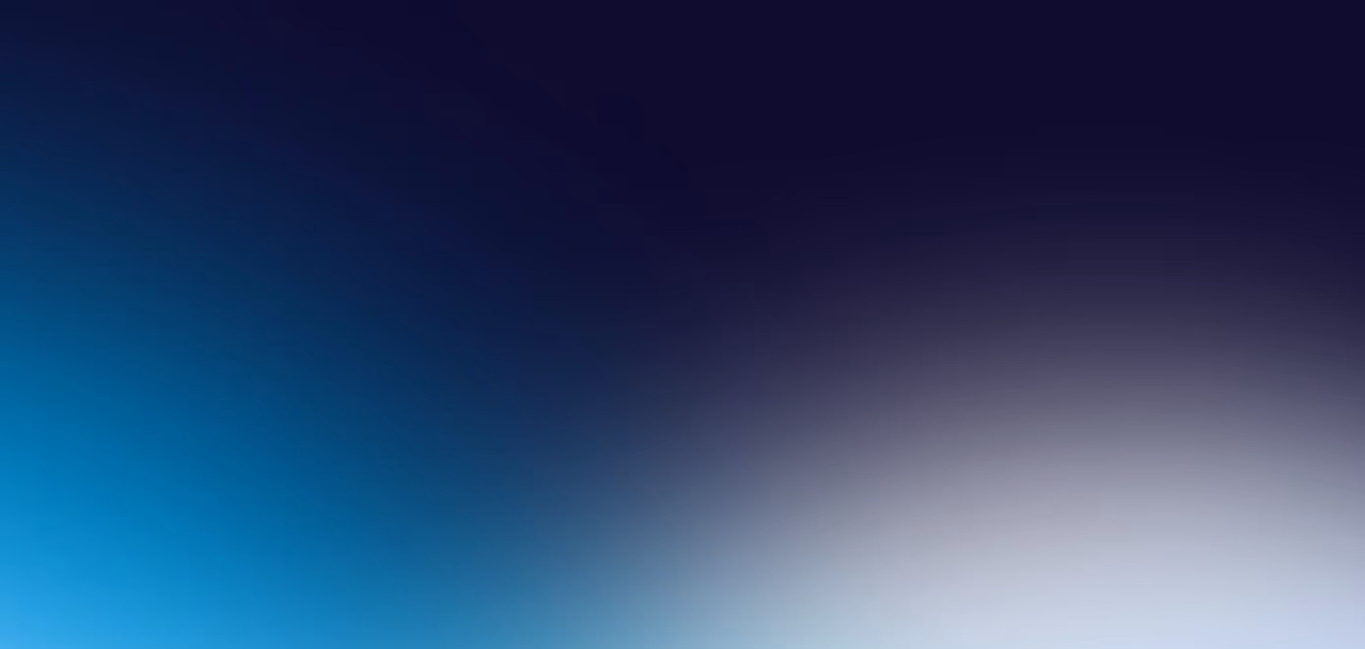 Smooth gradient background transitioning from dark blue at top left to light gray at bottom right.