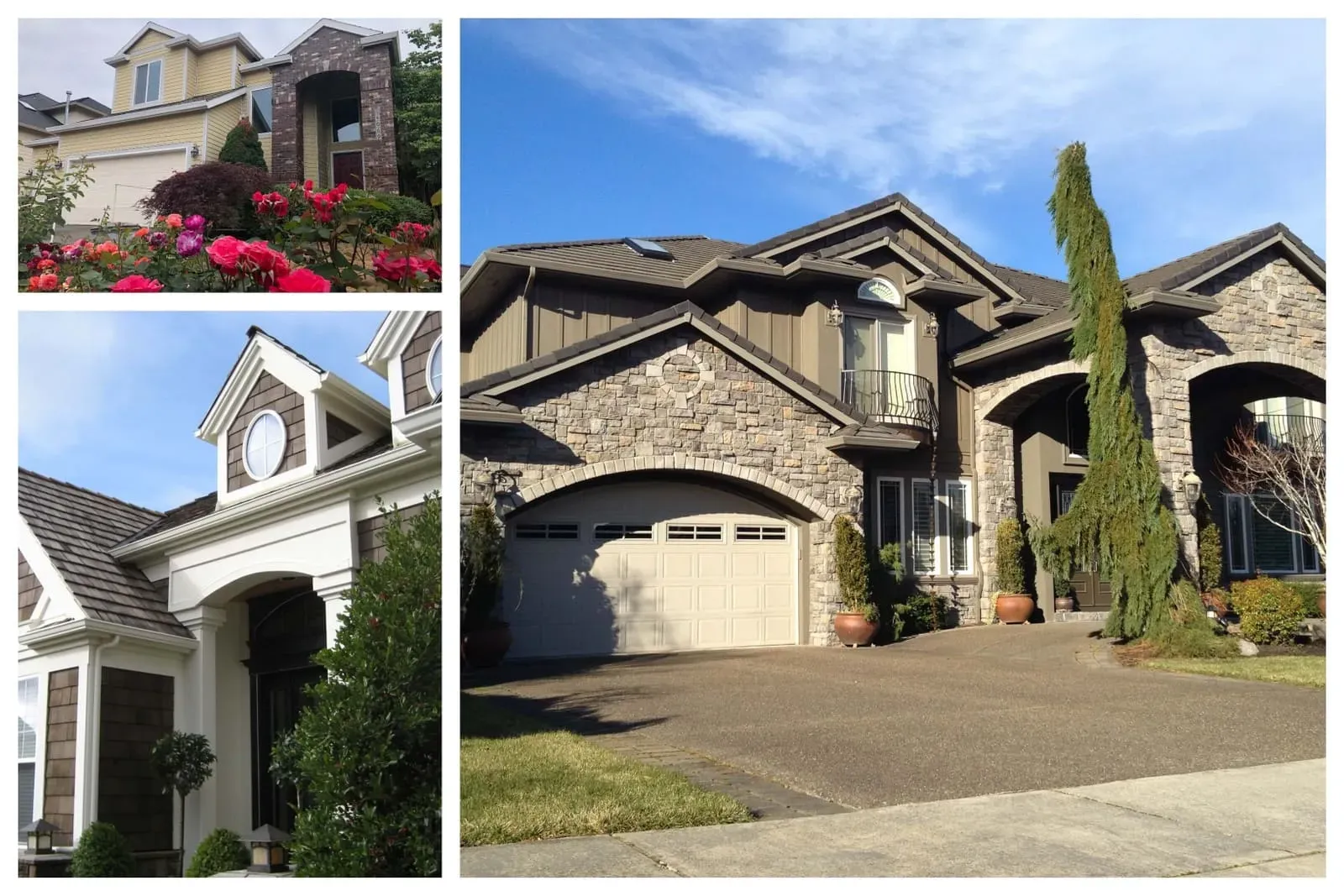 HardiePlank with cedar accents lake oswego, oregon