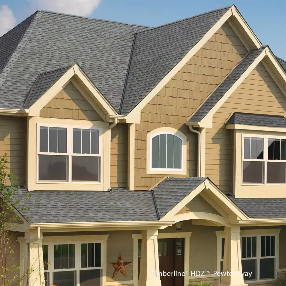 GAF Asphalt shingles roof replacement