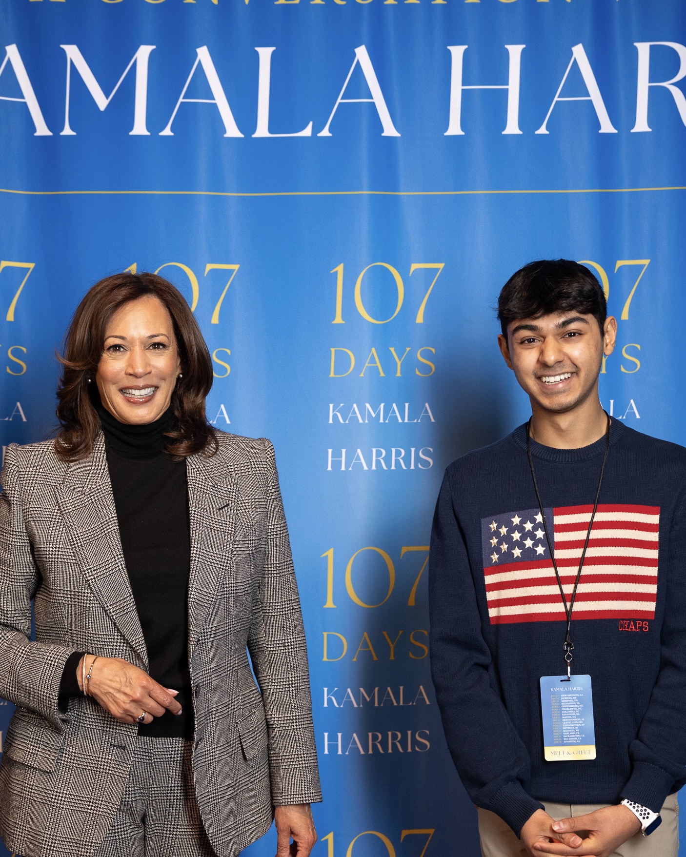 With Vice President Kamala Harris