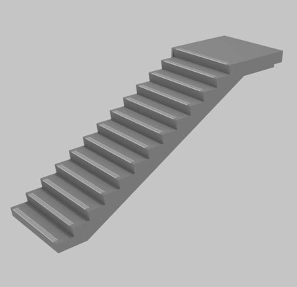 Brayman Precast Staircase & Landing Half-Z Unit schematic