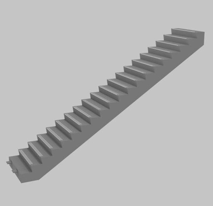 Brayman Precast Staircase & Landing Punch Through Unit schematic