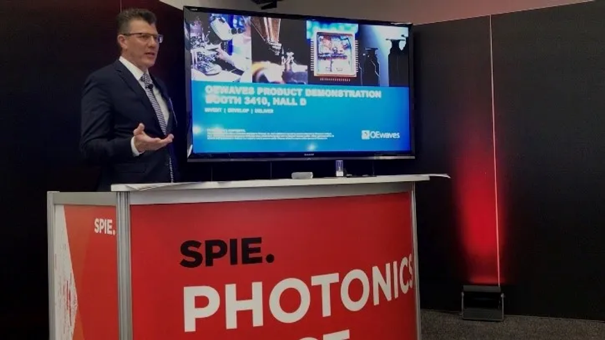 CEO Skip Williams presents at SPIE Photonics West 2020.