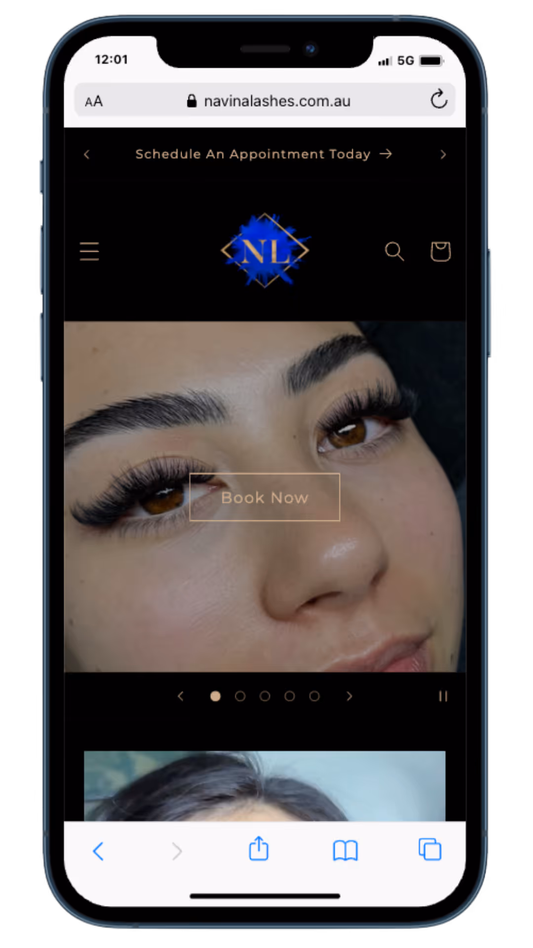 navina lashes mobile